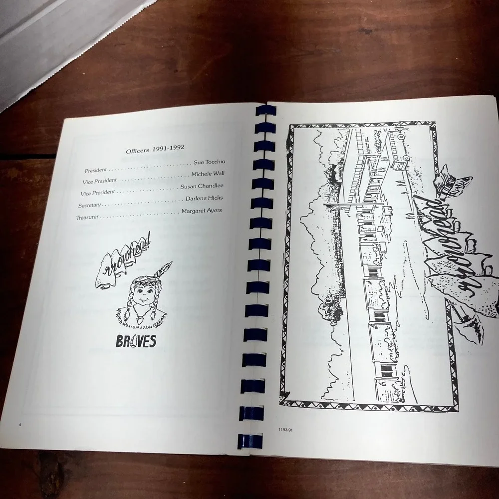 The Cafe Arrowhead 1991-1992 Arrowhead PTA Cookbook Recipes Spiral Bound